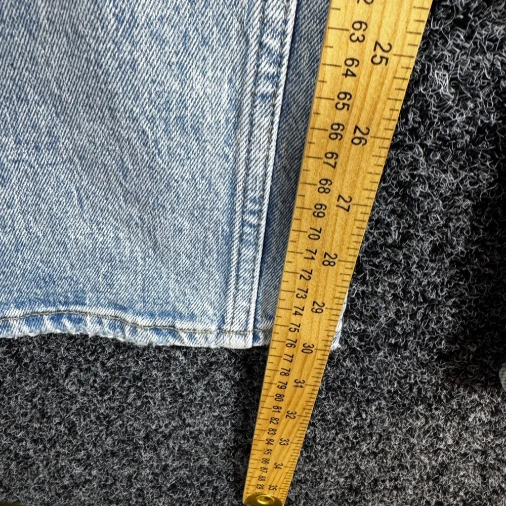 Abercrombie & Fitch‎ 90s Straight Ultra High Rise Light Wash Jeans Size 29 8R